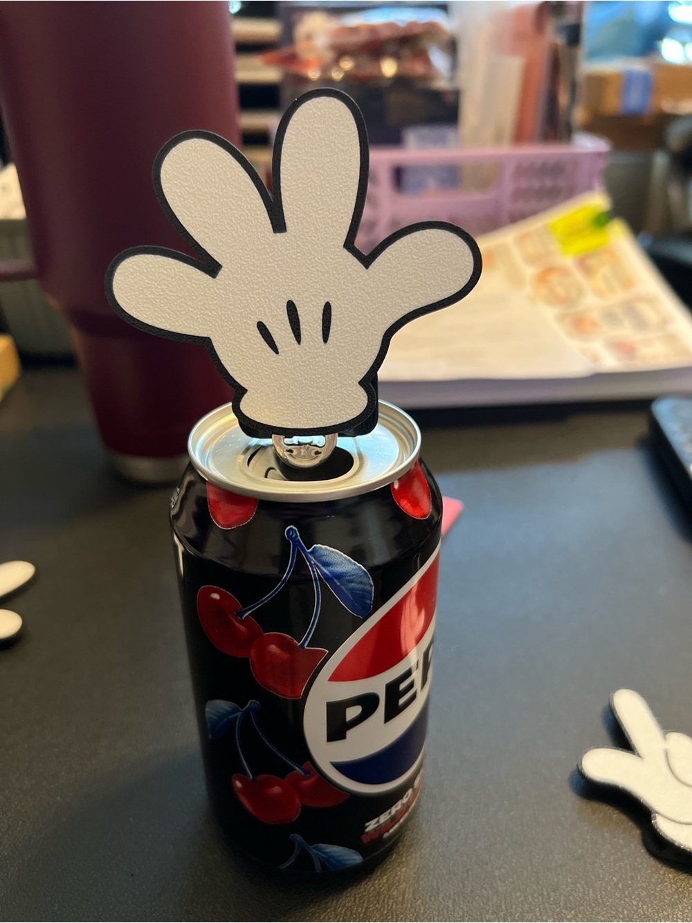 Novelty White Glove Can Opener Topper - Home Party Supplies